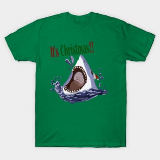 Christmas Shark T-Shirt